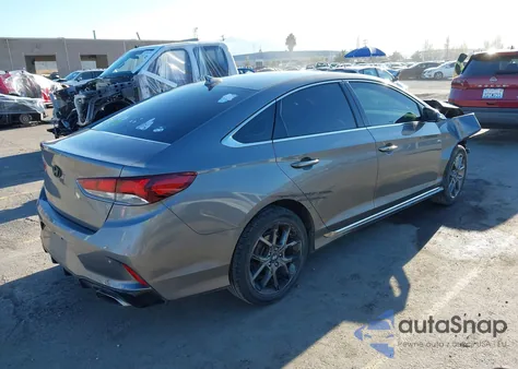 2018 Hyundai Sonata Limited 2.0T из США, поврежденный, VIN 5NPE34AB9JH613811
